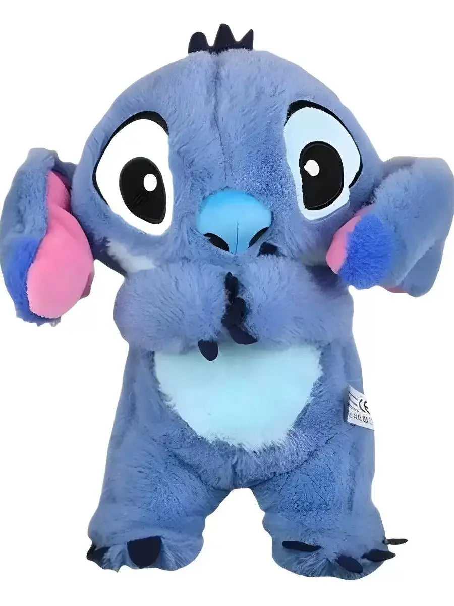 Hot Stitch Baby Sleeping Companion Sound Soothing Musical Plush Toy With Air Bag And Light Doll Breathing Toys Gifts Kawaii Toys