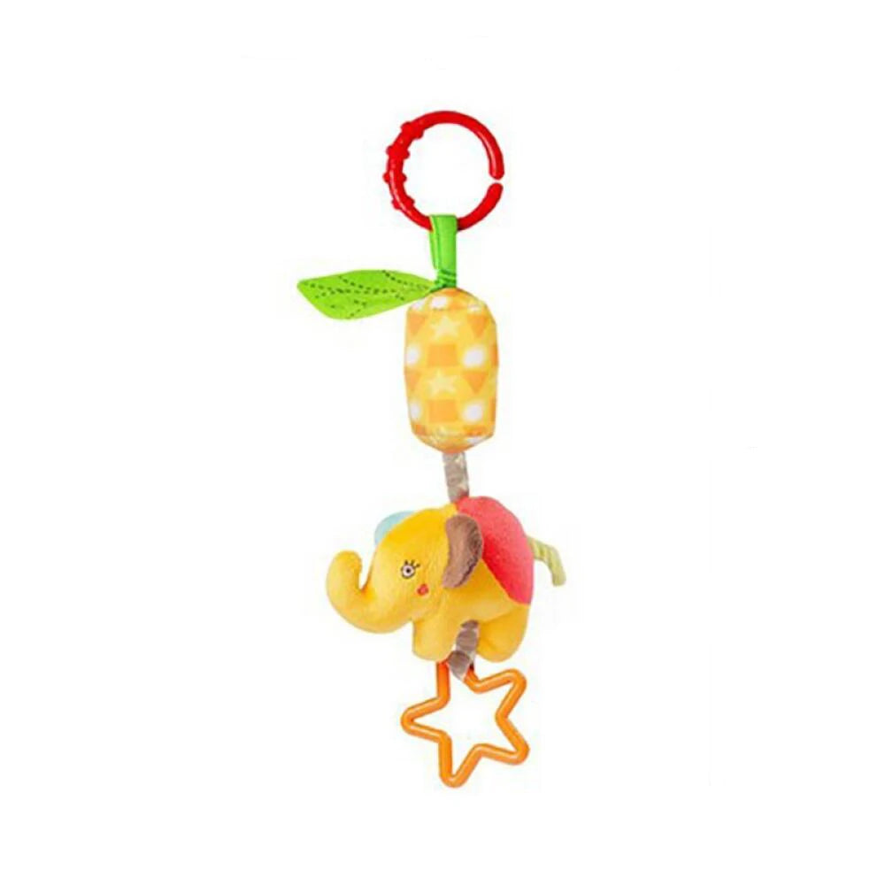 9 styles to choose from Baby Stroller Hanging Bell Plush Baby Colourful Label Bed Bell Toy Cartoon Multifunction