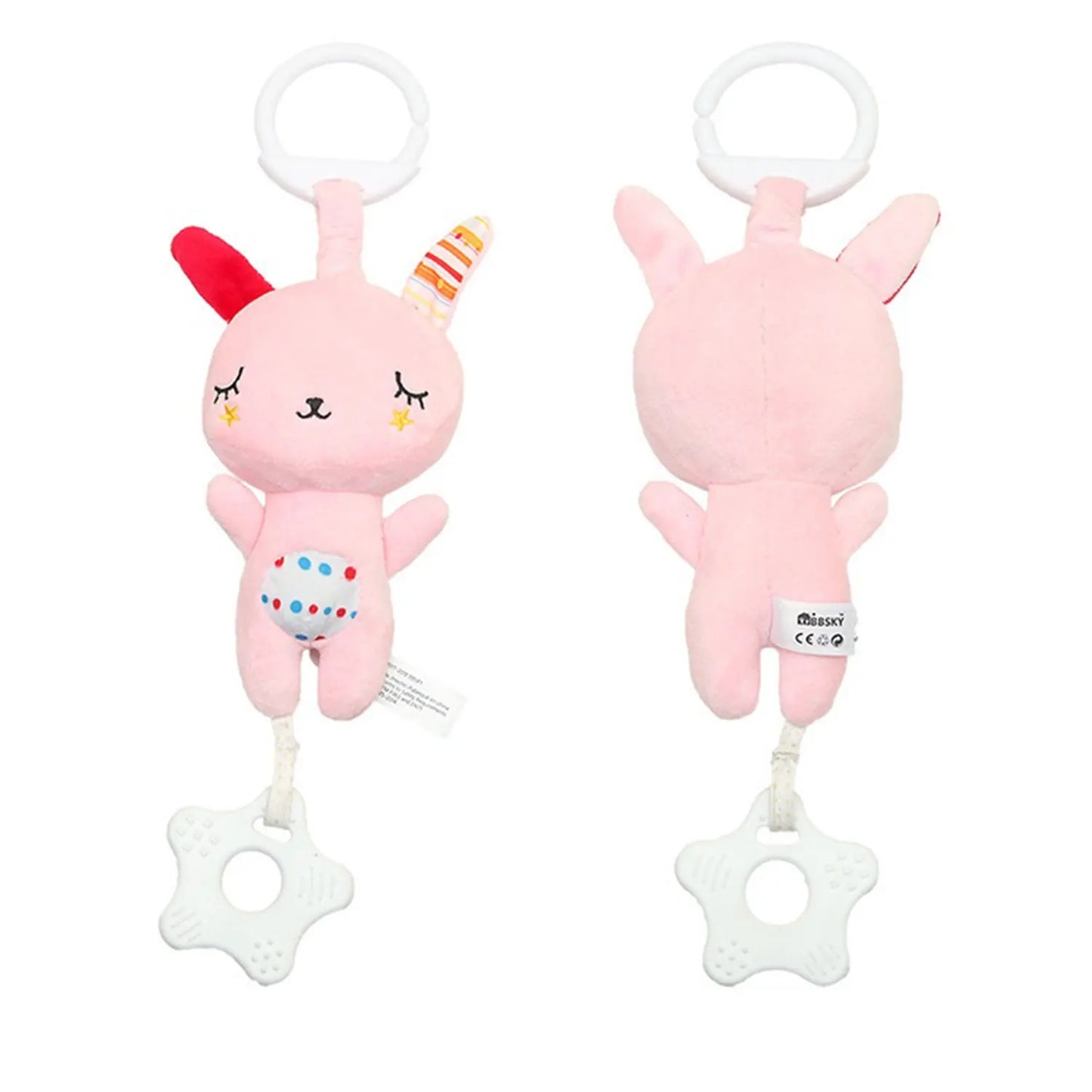 9 styles to choose from Baby Stroller Hanging Bell Plush Baby Colourful Label Bed Bell Toy Cartoon Multifunction