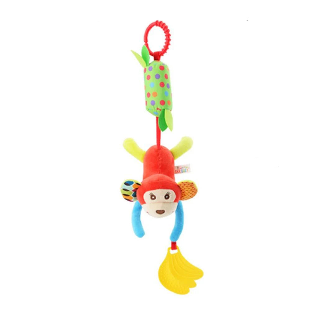 9 styles to choose from Baby Stroller Hanging Bell Plush Baby Colourful Label Bed Bell Toy Cartoon Multifunction